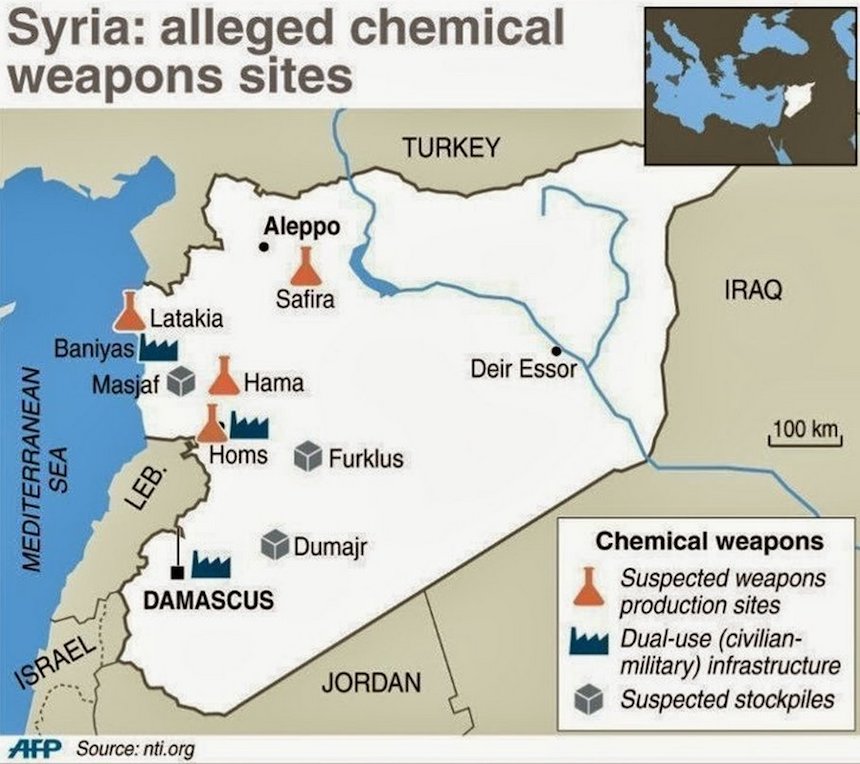 Israel Destroys Syrian Chemical Weapons Facility